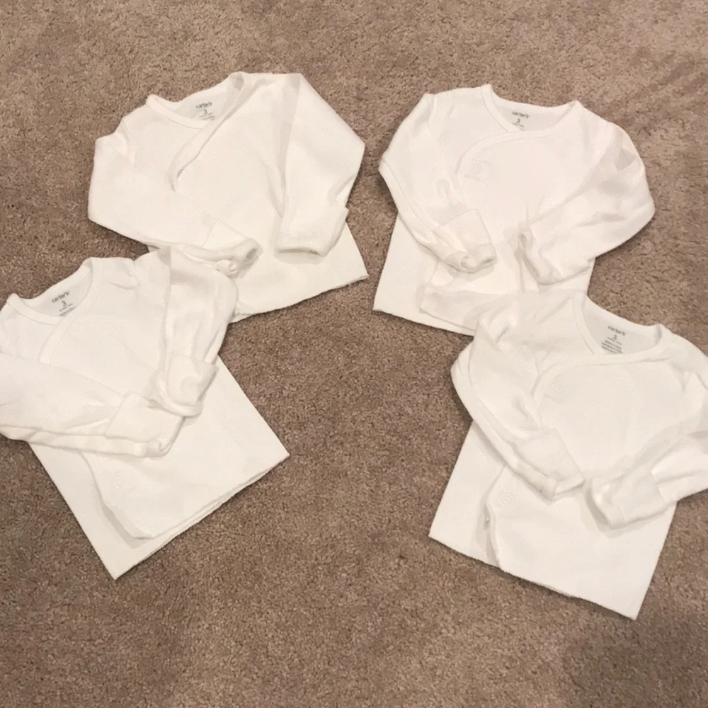 Carters Side-Snap Shirts (size 3m)